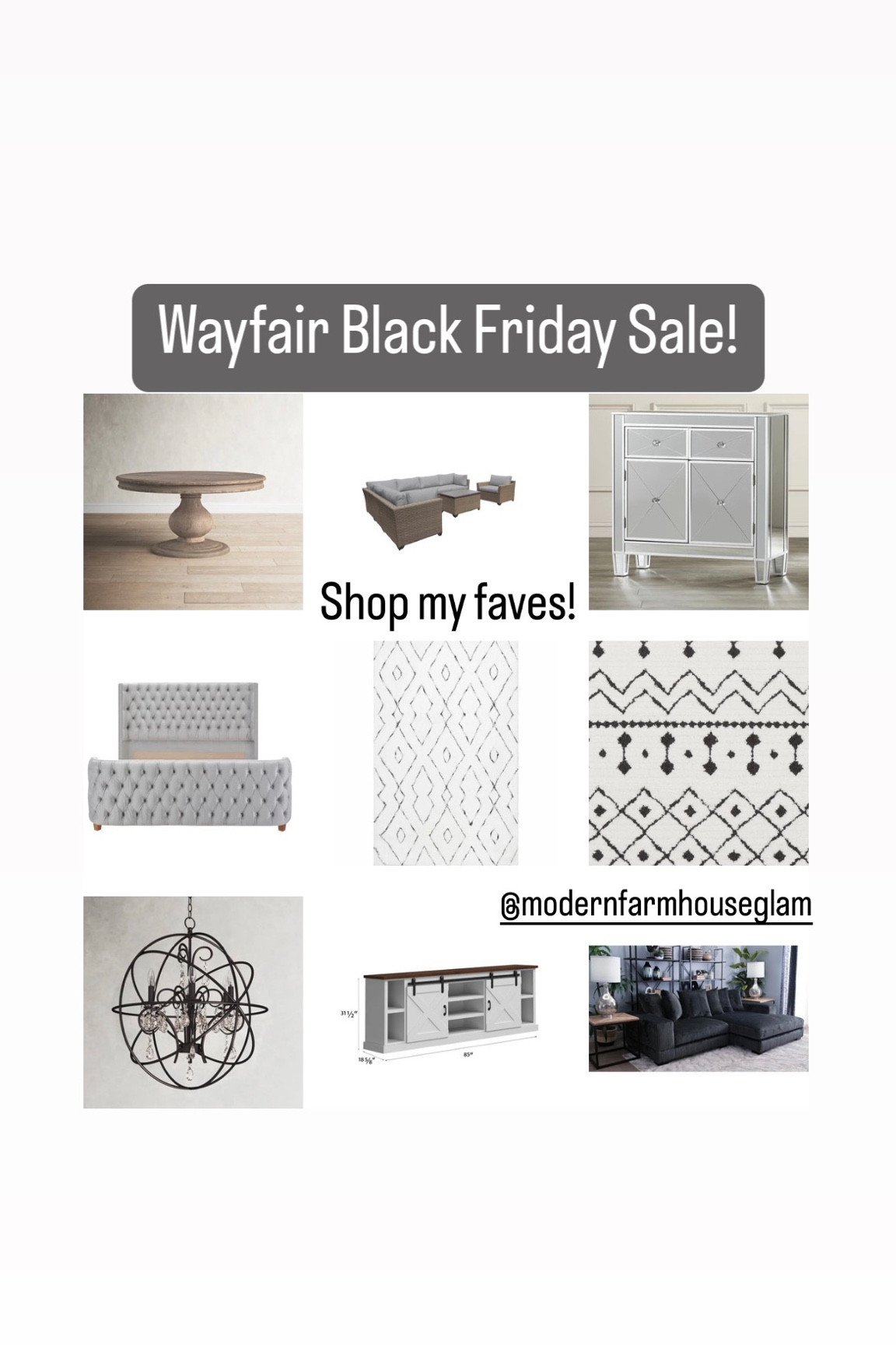 Wayfair, black Friday, sale, furniture tables, nightstands, rug, lighting feds couches, home decor 

#LTKhome #LTKGiftGuide #LTKsalealert