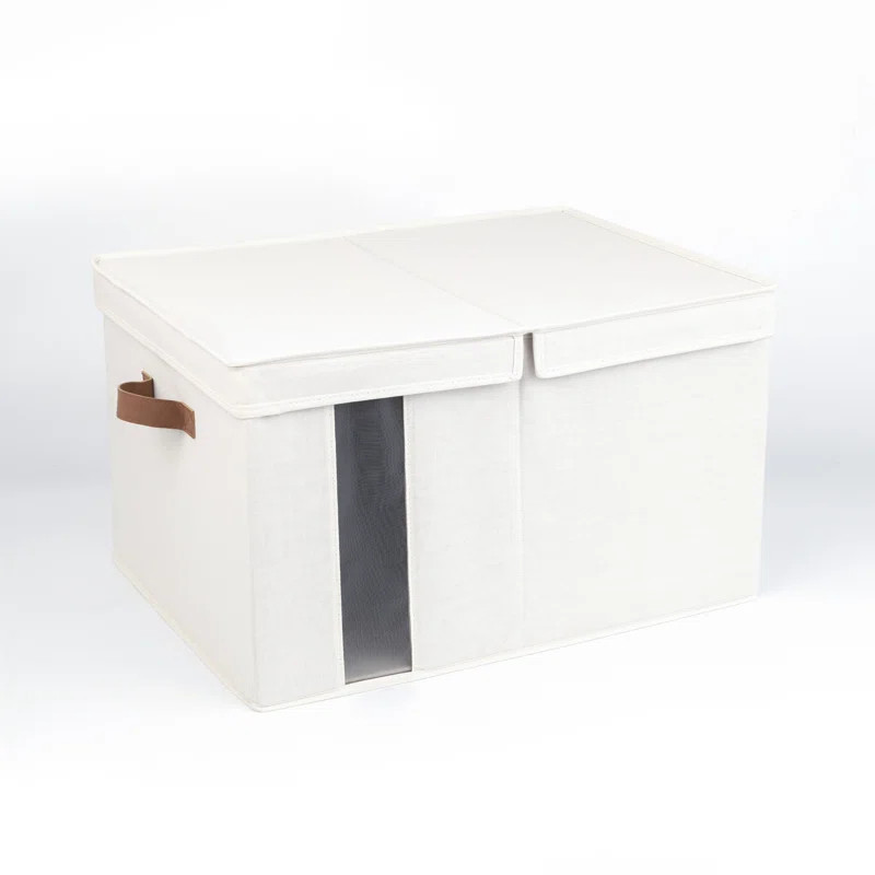 Large Fabric Box with Lid | Wayfair North America