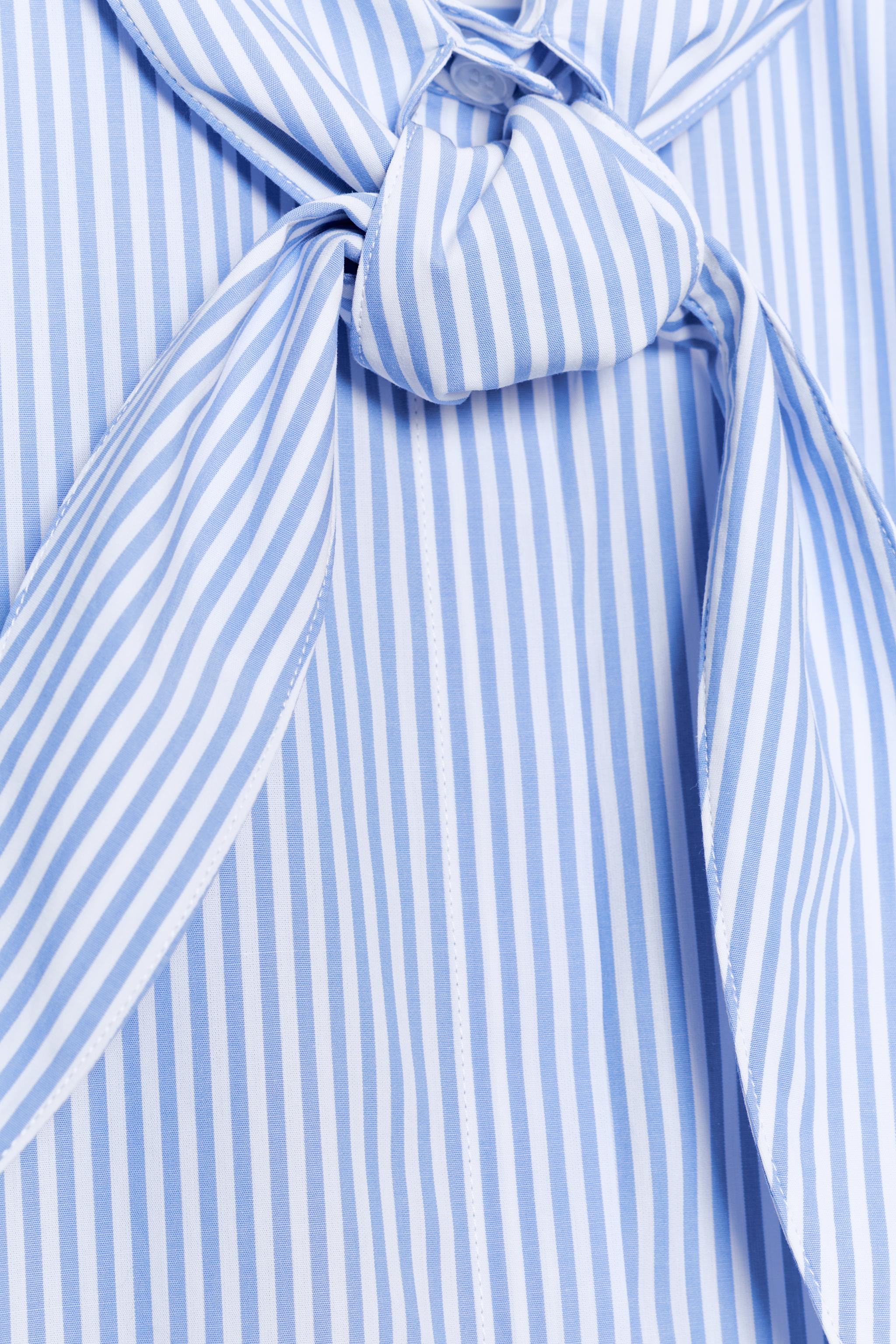 ZW COLLECTION LACED STRIPED SHIRT | Zara US