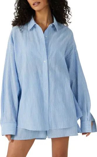 The Ex-Boyfriend Pinstripe Button-Up Shirt | Nordstrom