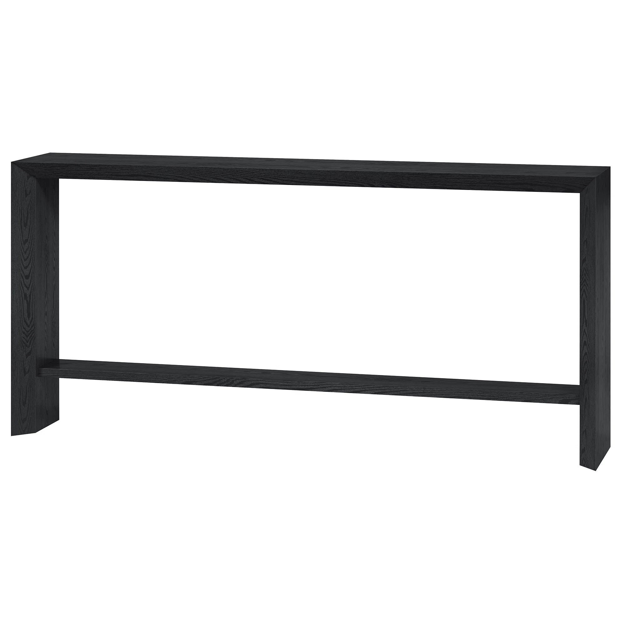 Osman Rectangular Console Table in Antiqued Gray Oak | Wayfair North America