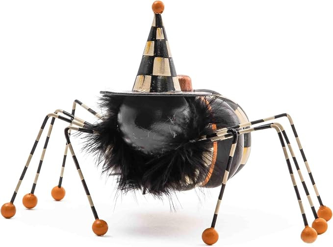 MACKENZIE-CHILDS Witch’s Pet Spider Figure, Halloween Spider Decor, Indoor Halloween Decoration... | Amazon (US)