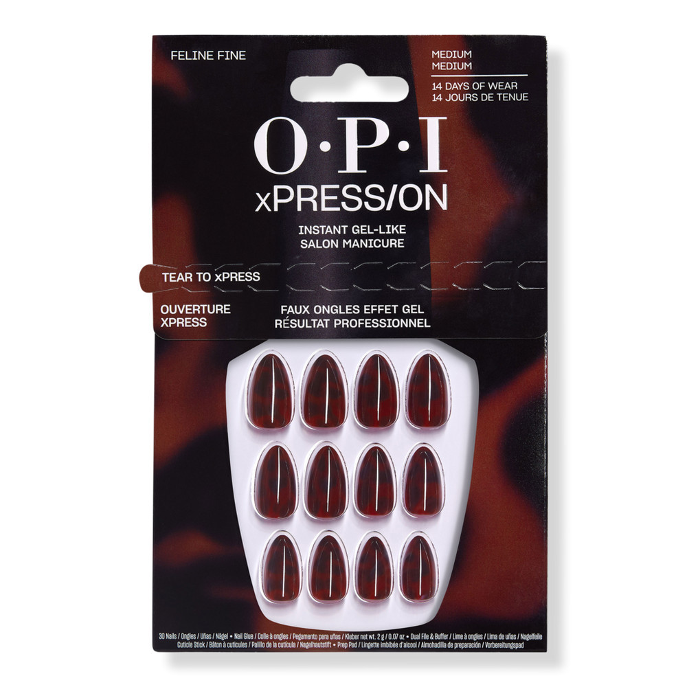 OPI xPRESS/ON Fall Press-On Nail Collection - Feline Fine | Ulta