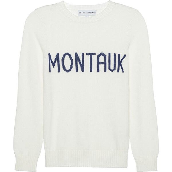Women's Montauk Sweater, White | Maisonette