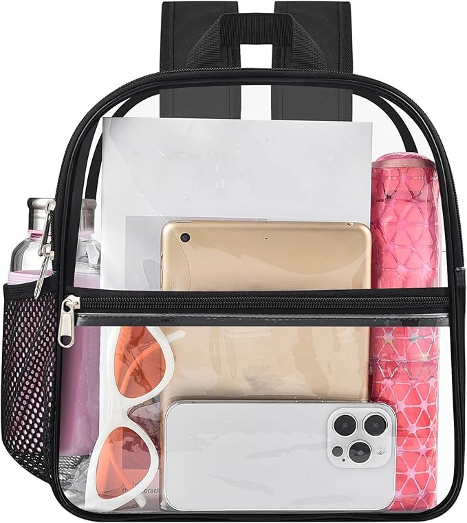 USPECLARE Clear Backpack for Stadium Approved 12×6×12, Water proof Clear Bag for Stadium Events... | Amazon (US)