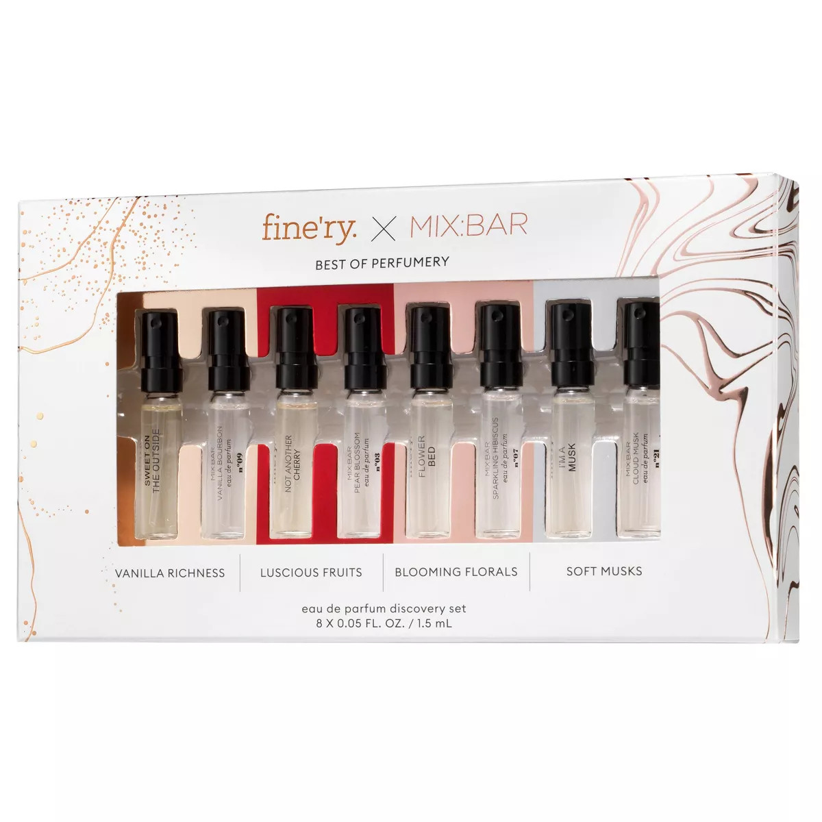 fine'ry. x MIX:BAR Fragrance Discovery Gift Set - 0.4 fl oz/8pc | Target
