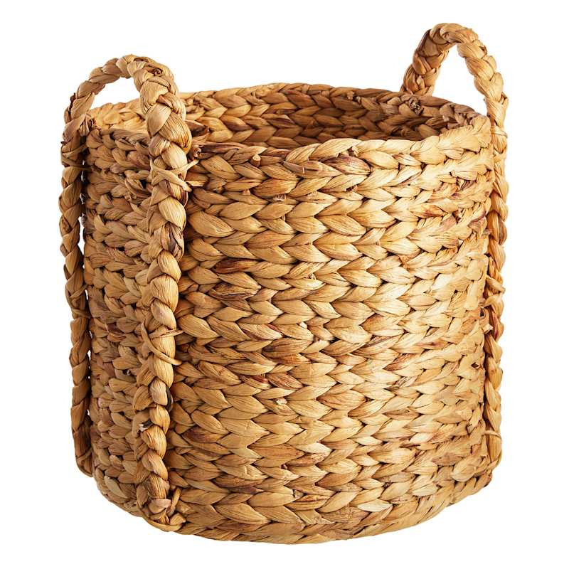 Ty Pennington Braided Arrow Weave Round Basket, Medium | At Home