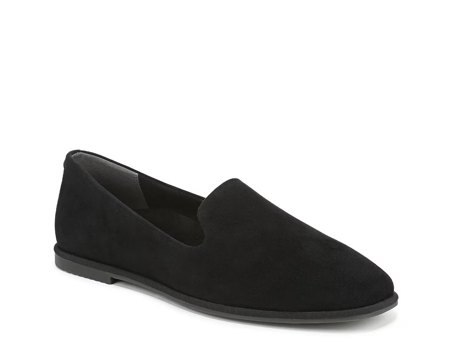 Vionic Willa 2.0 Loafer | Women's | Black Suede | Size 6.5 | Flats | Loafers | DSW