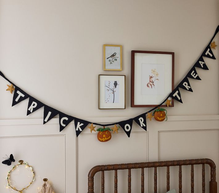 Rifle Paper Co. Halloween Trick-or-Treat Garland | Pottery Barn Kids