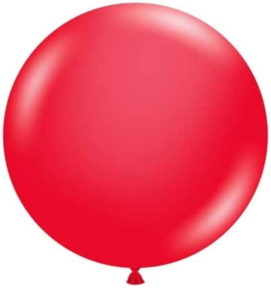 17" Red Latex Balloons 50 Count by Tuf-Tex Latex Balloons | Amazon (US)