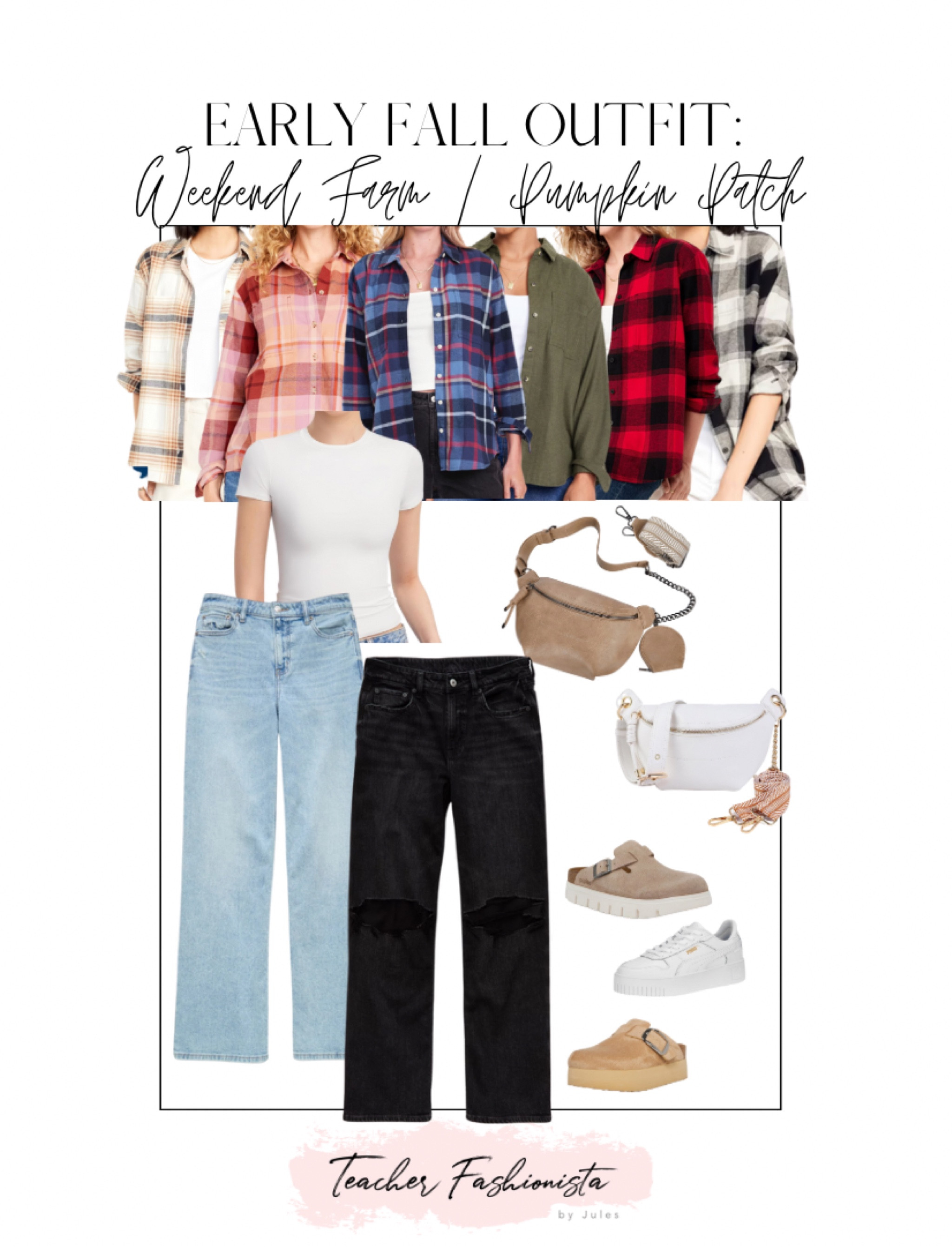 FALL OUTFIT on SALE! Perfect for a farm visit, the pumpkin patch, or apple orchard!

Wide leg jeans are 30% off! (Fit TTs)
Flannels are around $16!!

#ltkseasonal

#LTKFallSale #LTKSaleAlert #LTKFindsUnder50