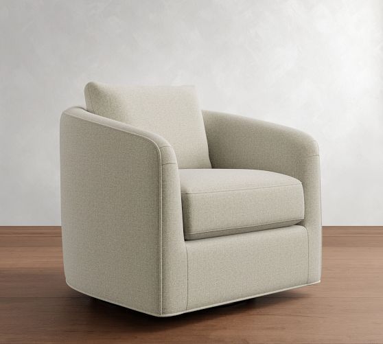 Remmy Swivel Armchair | Pottery Barn (US)