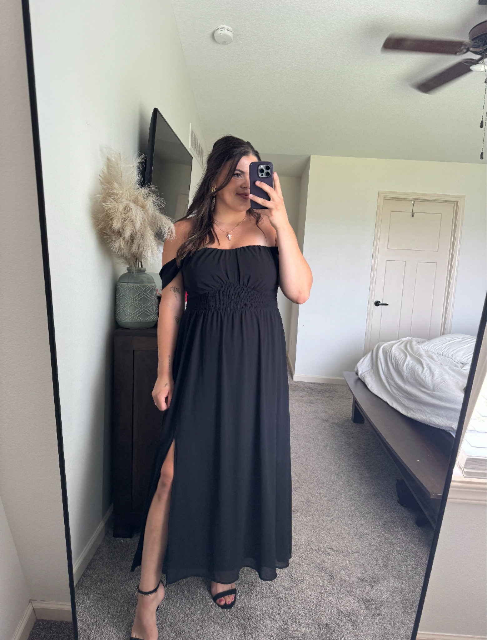 I love this black wedding guest dress for a summer wedding! I’m wearing a size XL. 

#LTKStyleTip #LTKMidsize #LTKWedding