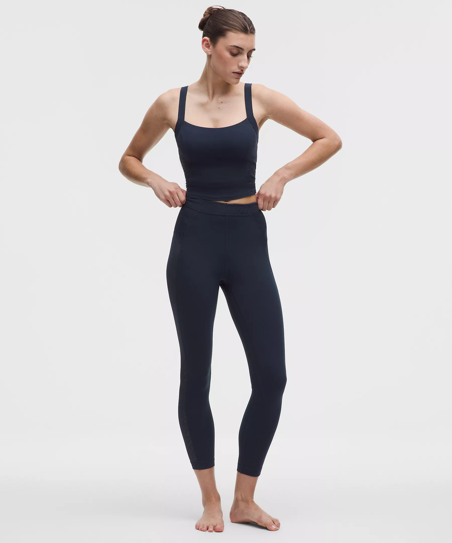 Paisley Sheer Lace Jacquard Panelled High-Rise Tight 25"$118 USD | Lululemon (US)