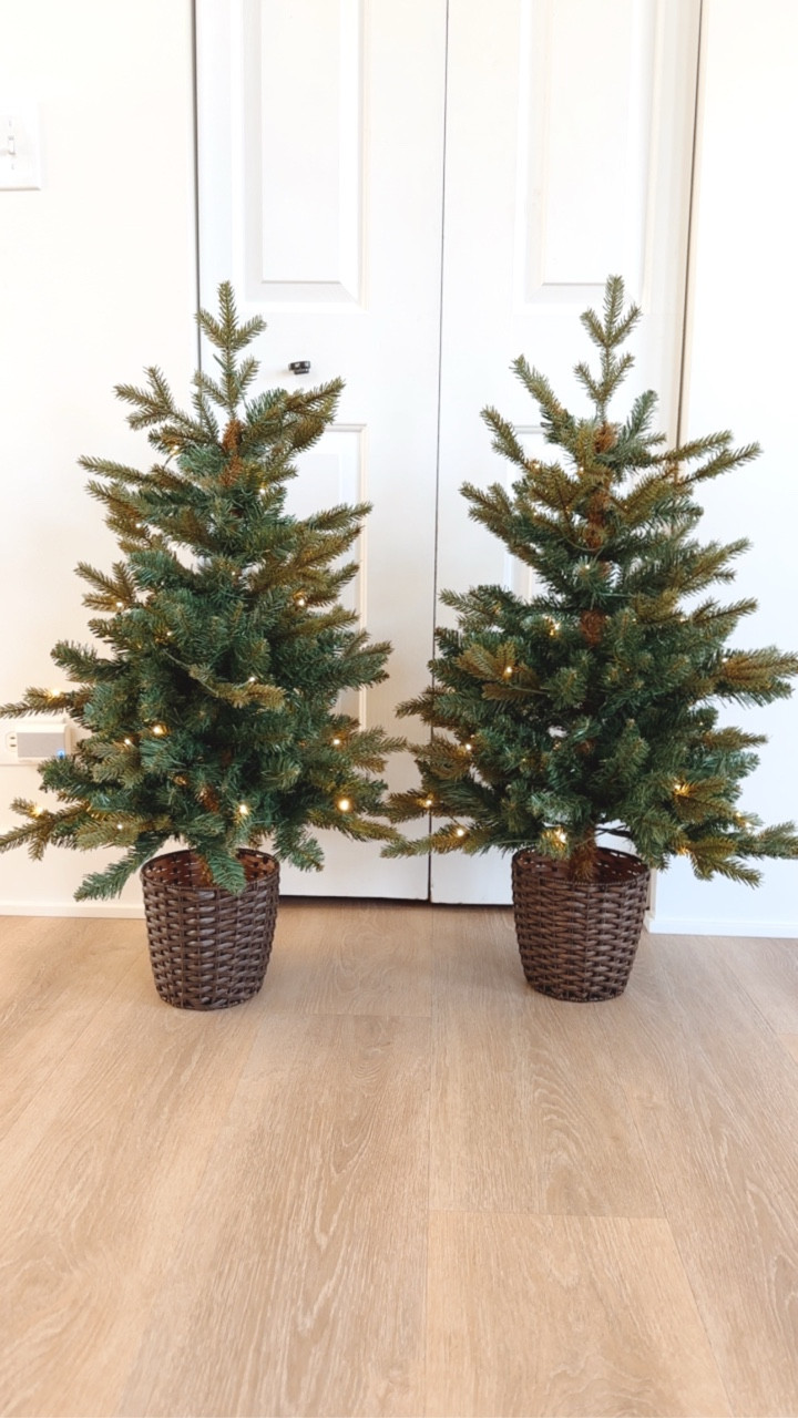 This beautiful artificial Christmas tree with LED white lights are perfect for outdoor or indoor decor 🎄✨❤️ 

#LTKHoliday #LTKHome #LTKSeasonal