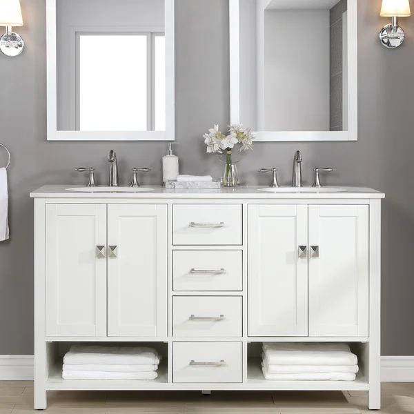 Skye 60" Double Bathroom Vanity | Wayfair North America