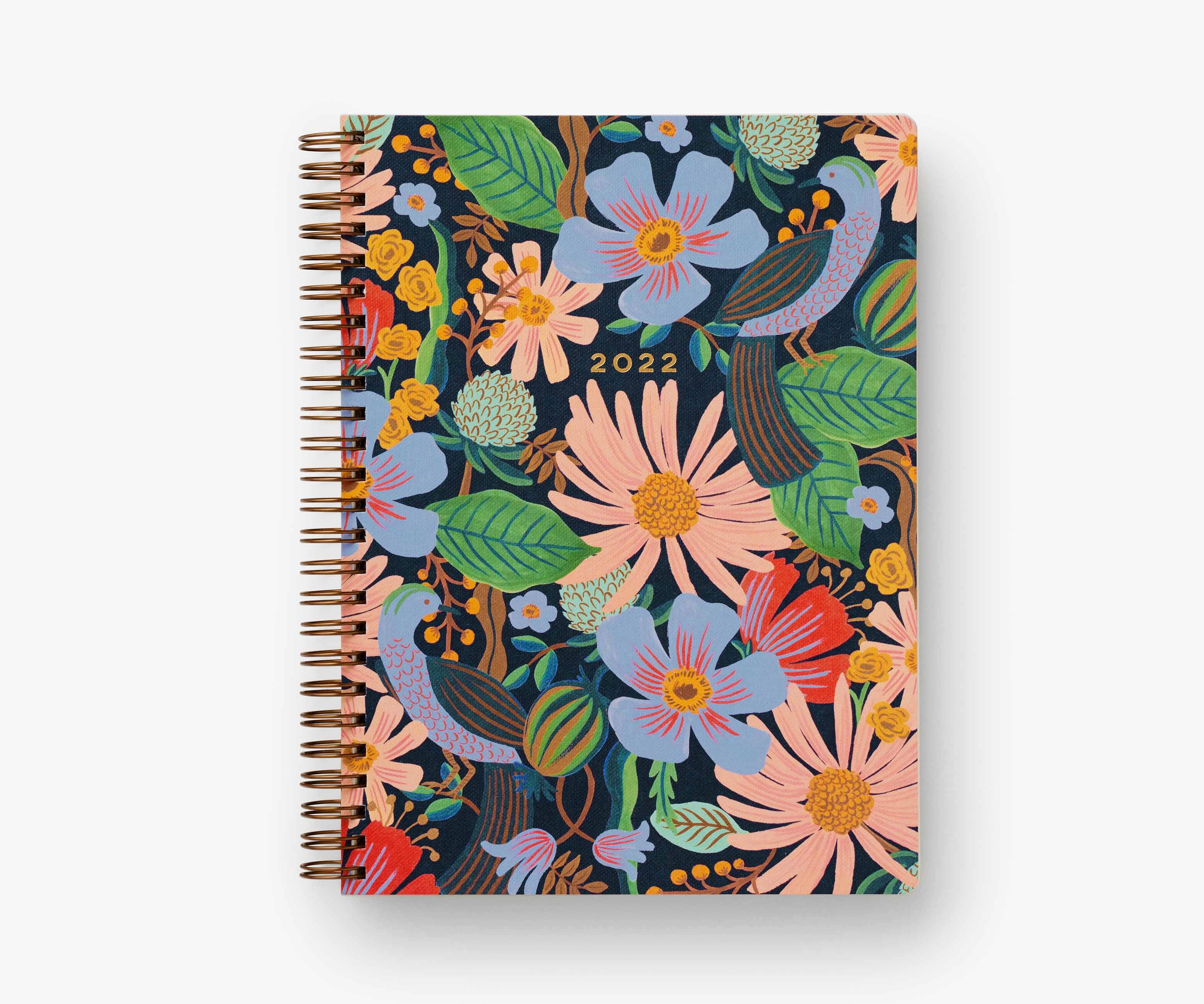 2022 Dovecote 12-Month Softcover Spiral Planner | Rifle Paper Co.
