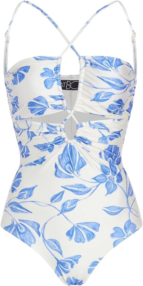 Amazon.com: Nightflower Lace-Up Swimsuit, S, White : Luxury Stores | Amazon (US)