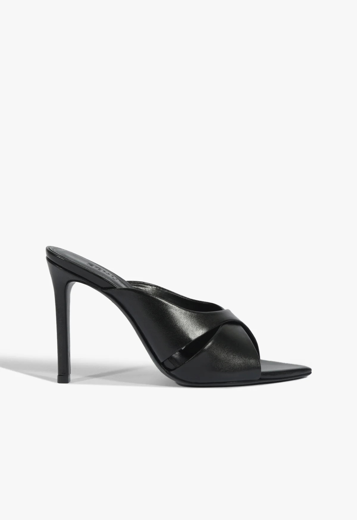 Maxine Black High Stiletto Heel Sandal | Schutz (US)