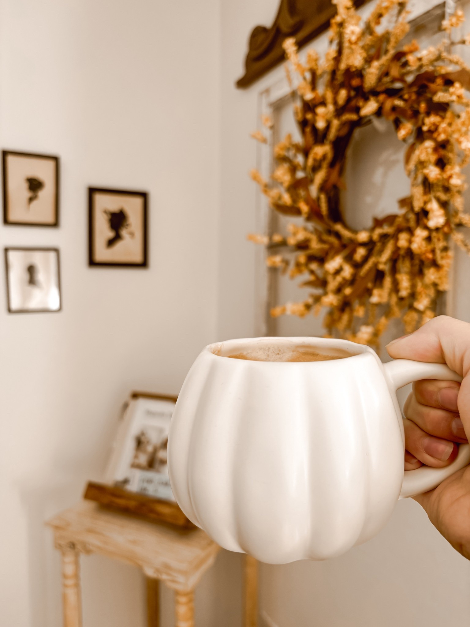 A homemade PSL in a $5 pumpkin mug. 🎃🎃

#LTKHome #LTKSeasonal #LTKFindsUnder50