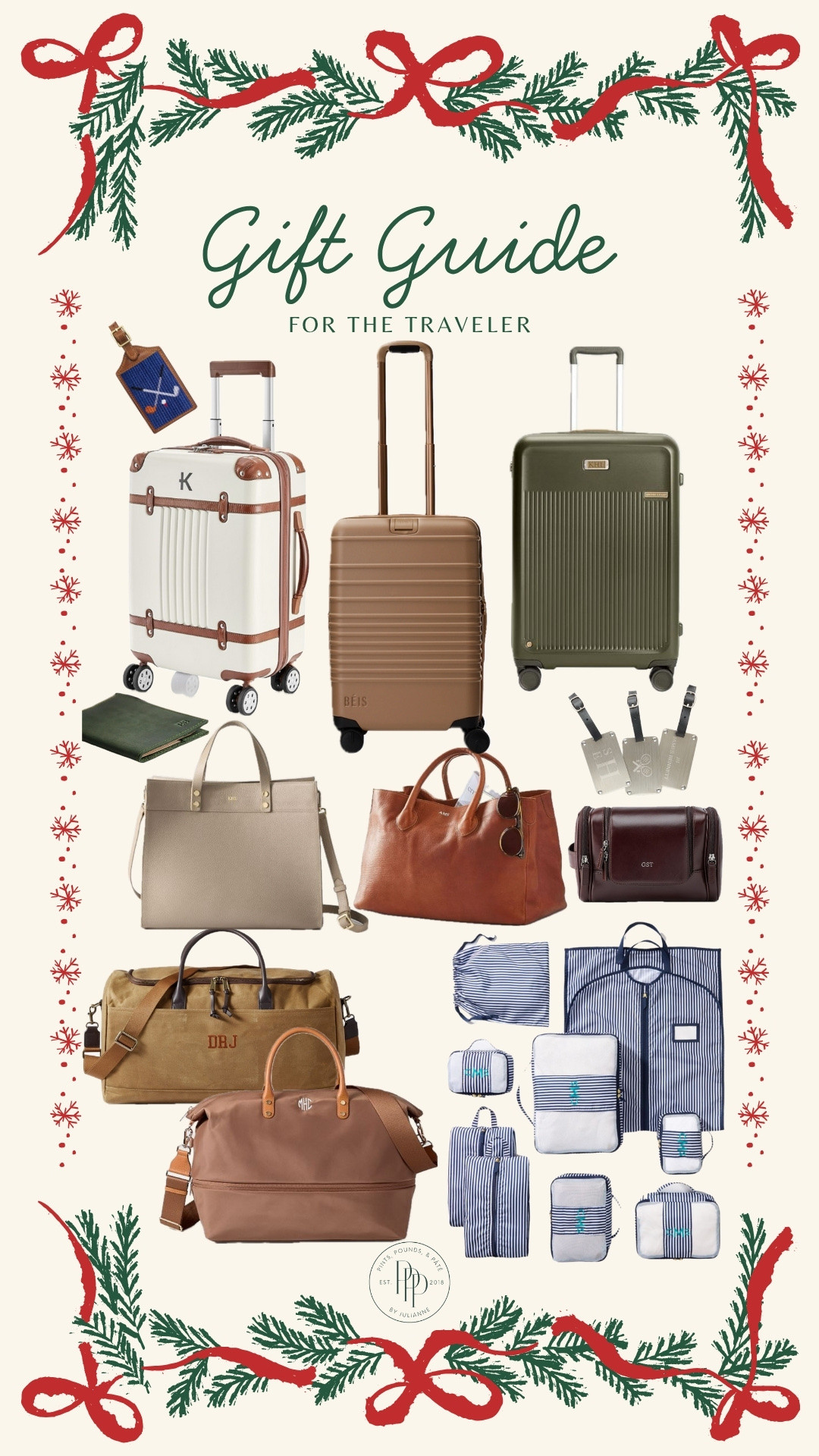 Gift guide for the traveler!✈️

Gifts for him, gifts for her, travel, luggage, suitcase

#LTKHoliday #LTKTravel #LTKGiftGuide