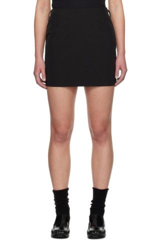 Black Sophia Miniskirt | SSENSE