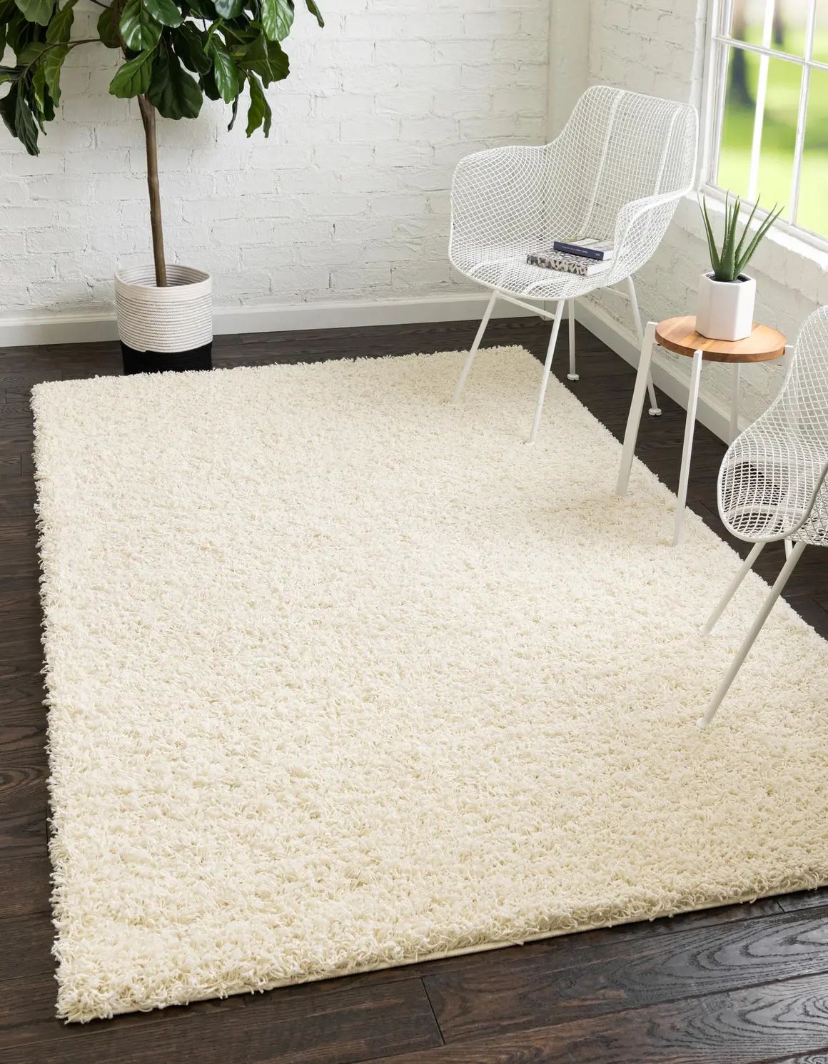 8' x 10' Solid Shag Rug | Rugs.com