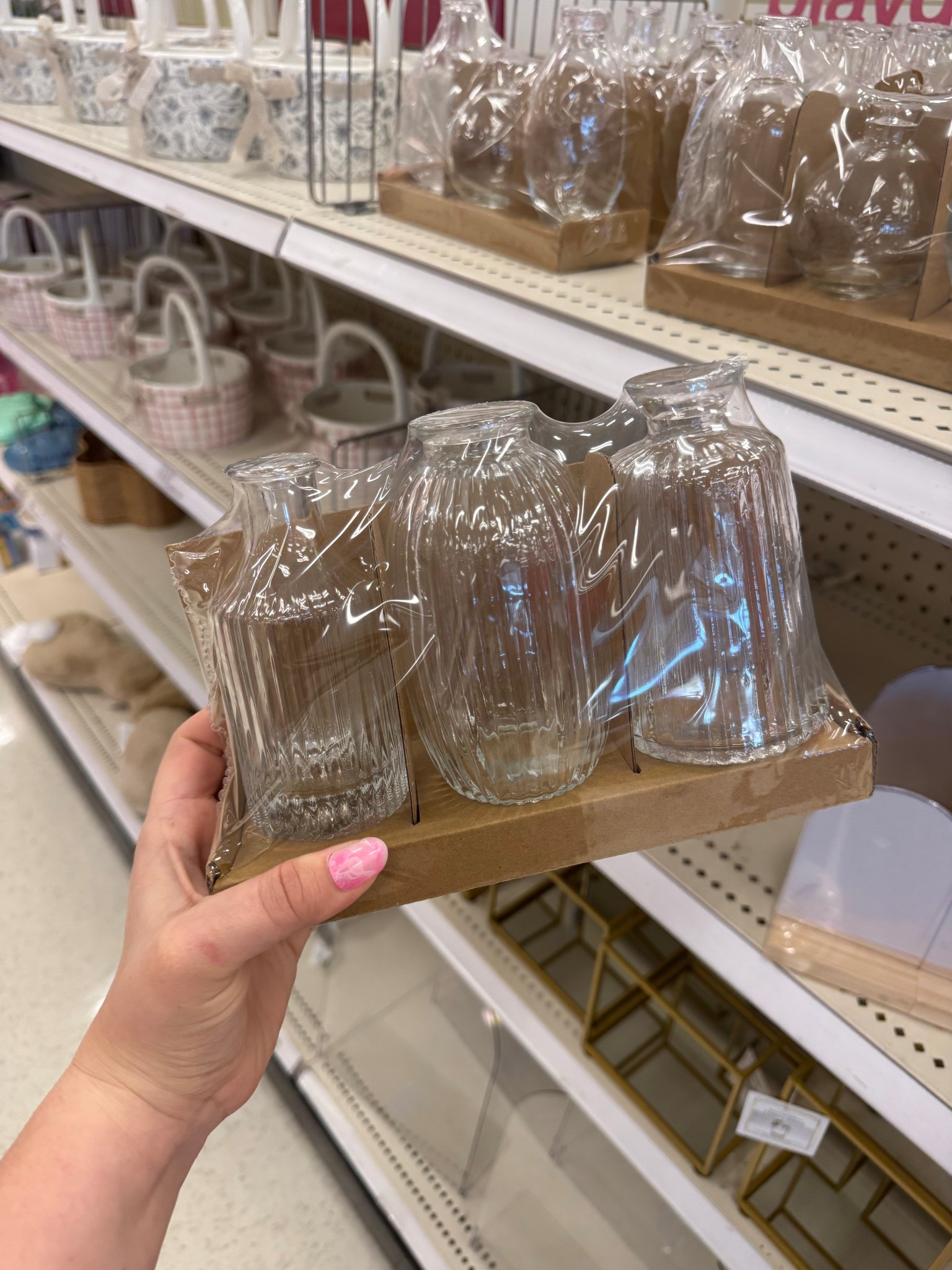 Bud Vases 3 pack!! Perfect for a spring wedding 🌸