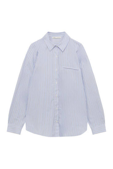 Camicia a righe con tasca | PULL and BEAR IT