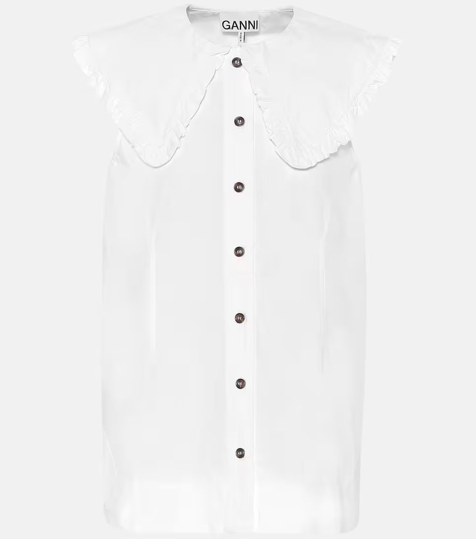 Cotton-poplin blouse | Mytheresa (US/CA)