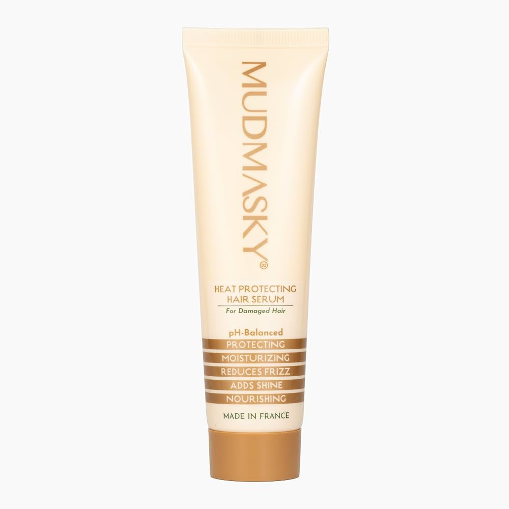 MUDMASKY Heat Protecting Hair Serum: Provides protecting against harmful UV rays and heat styling... | Amazon (US)
