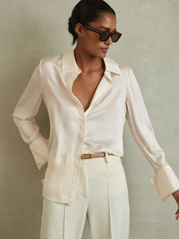 Silk Shirt | Reiss UK