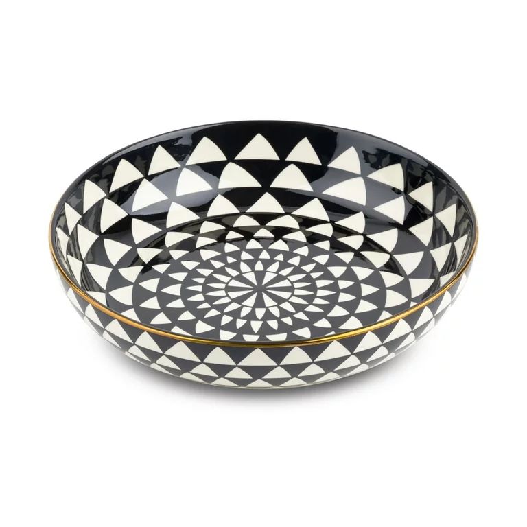 Thyme & Table Stoneware Serve Bowl, Medallion - Walmart.com | Walmart (US)