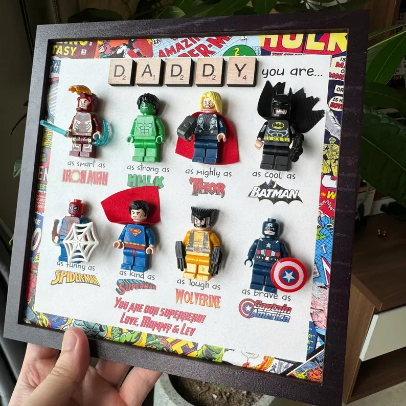 Personalized Superhero Dad Gift | 2026 Fathers Day Gift | Super Dad | New Dad Gift | Gift for Dad... | Etsy (Global)