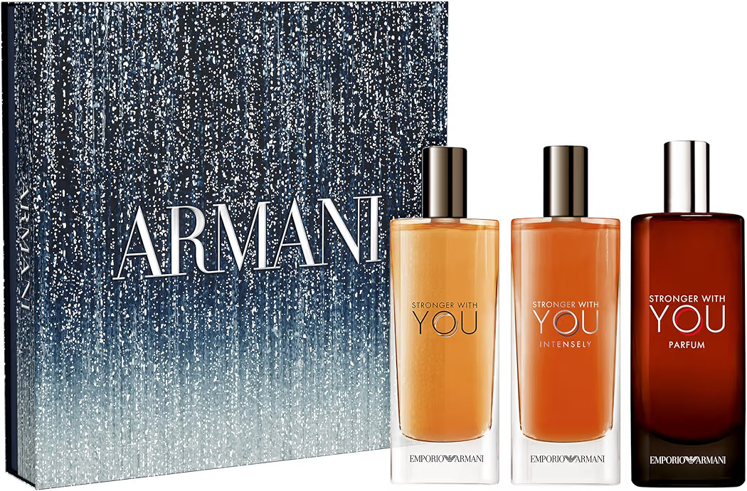 Armani beauty- Stronger With You - Mens Cologne Discovery Trio Set ($95 Value) - With Eau de Parf... | Amazon (US)