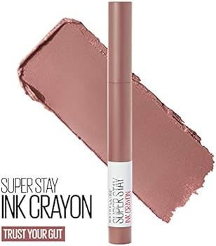 Maybelline New York Superstay Ink Crayon Matte longwear Lipstick Makeup, with Built-In Sharpener,... | Amazon (US)