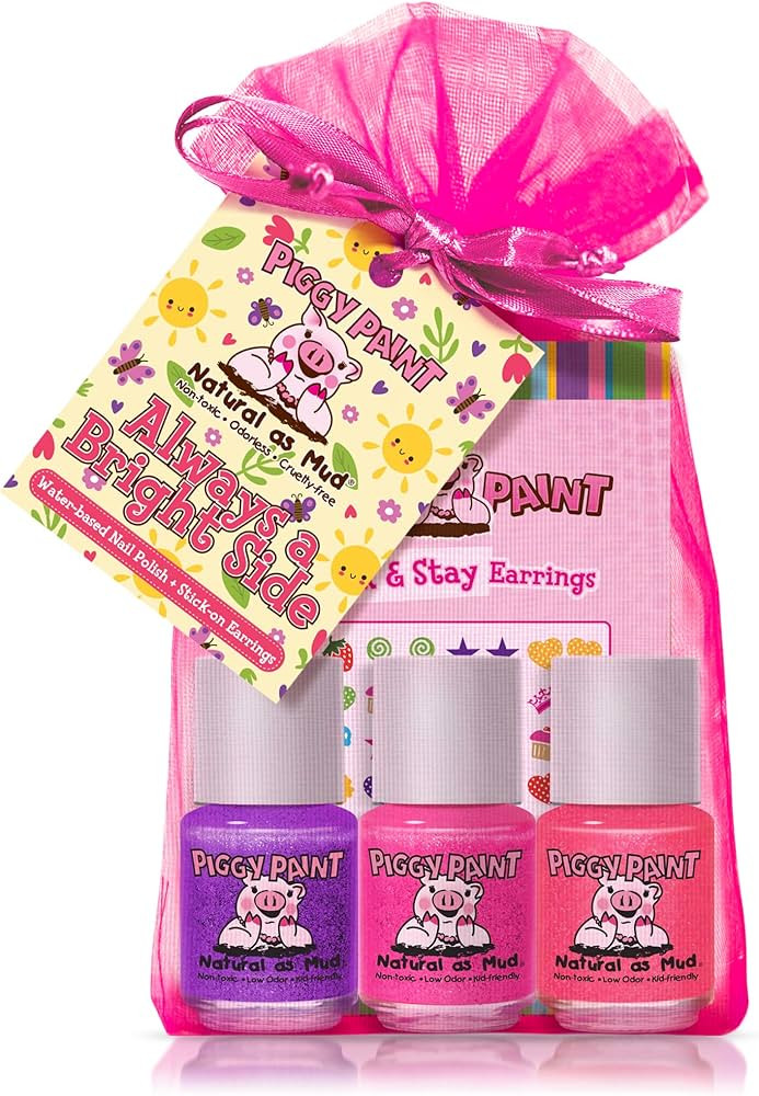 Piggy Paint | 100% Non-Toxic Girls Nail Polish | Safe, Cruelty-free, Vegan, & Scented for Kids | ... | Amazon (US)