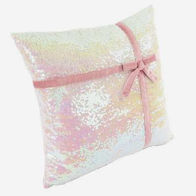Sequins Gift Throw Pillow, 18" | At Home