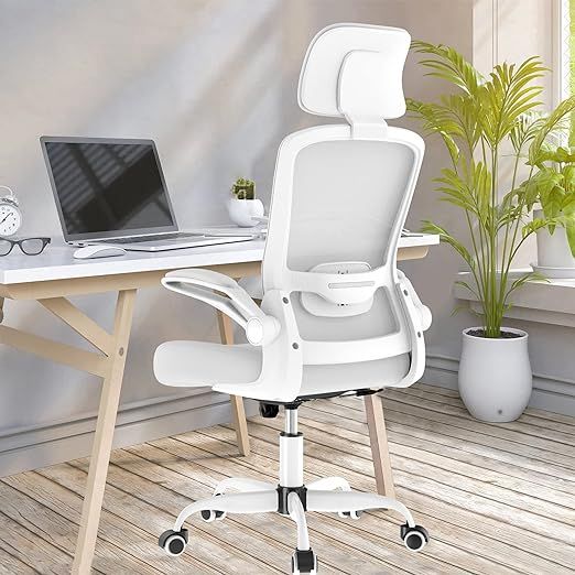 Mimoglad Office Chair, Ergonomic Desk Chair with High Back, Adjustable Lumbar Support and  Headre... | Amazon (US)