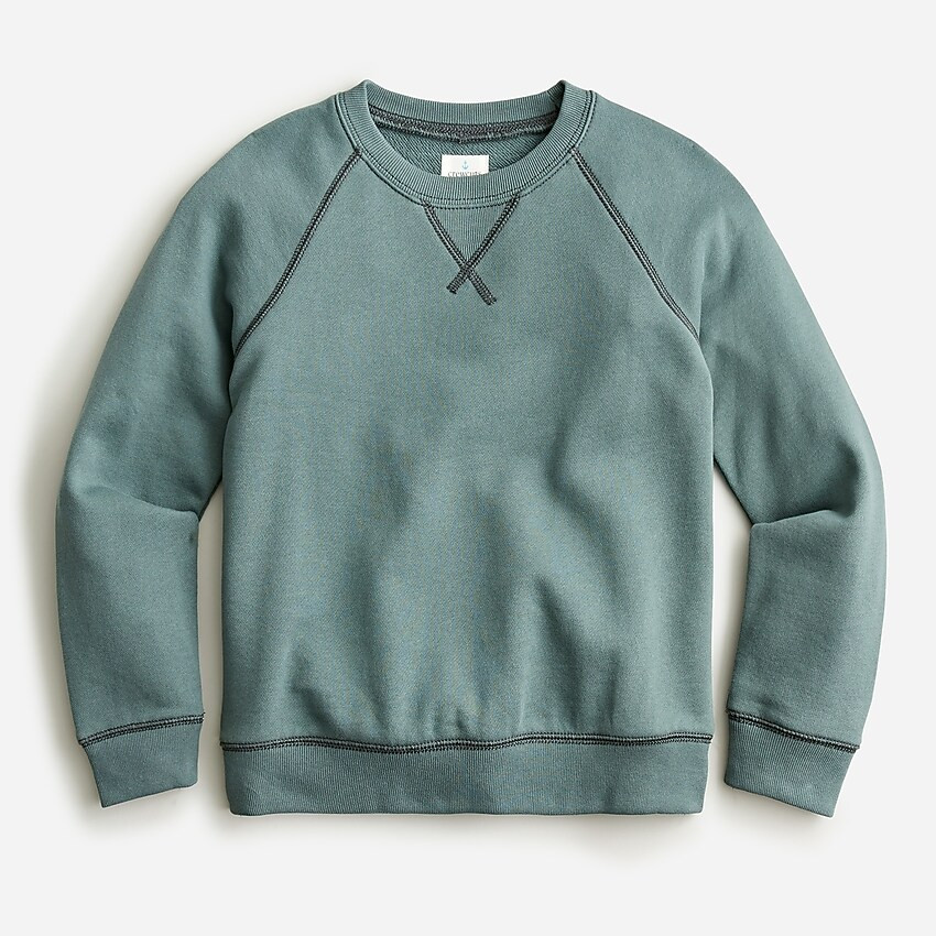 Boys' crewneck sweatshirt in french terry | J. Crew US