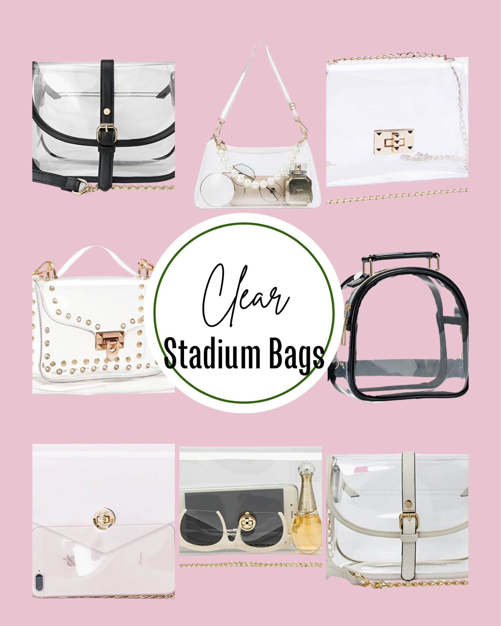  MOETYANG Clear Purse Stadium Approved for Women, Small