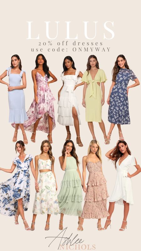 Lulus 20% off dresses!! Loving these spring colors for any outdoor occasion!! Don’t forget to use code: ONMYWAY

Lulus, on sale, lulus dresses, lulus flowy dresses, floral dress, spring dress, summer dress

#LTKfindsunder100 #LTKstyletip #LTKSeasonal