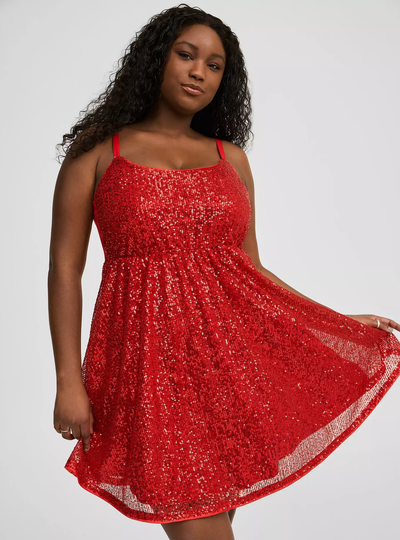 Mini Sequin Skater Dress | Torrid (US & Canada)