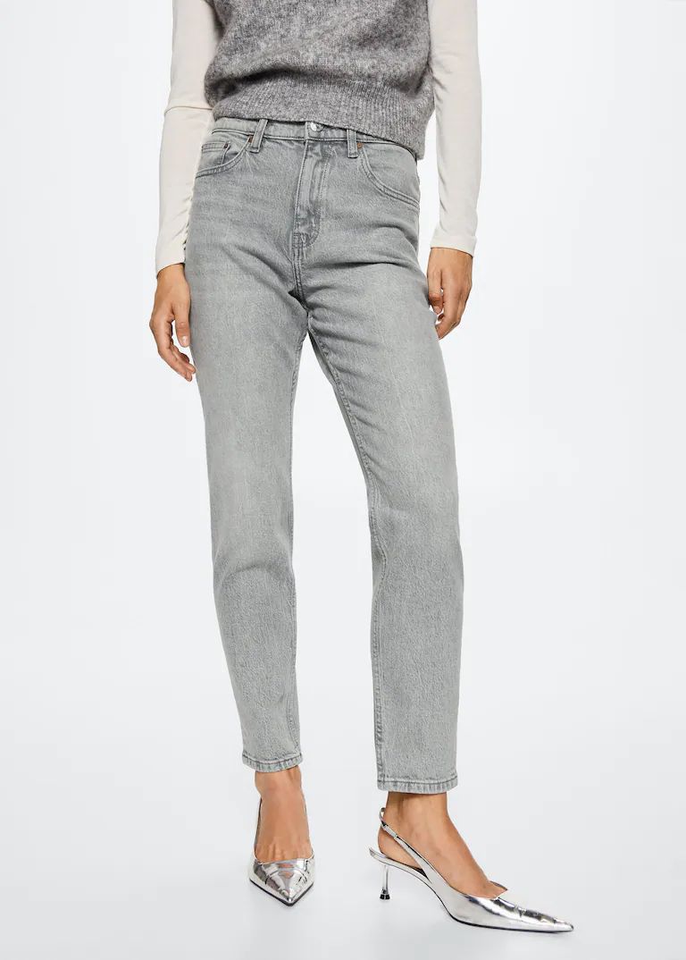 Mom comfort high rise jeans | MANGO (UK)