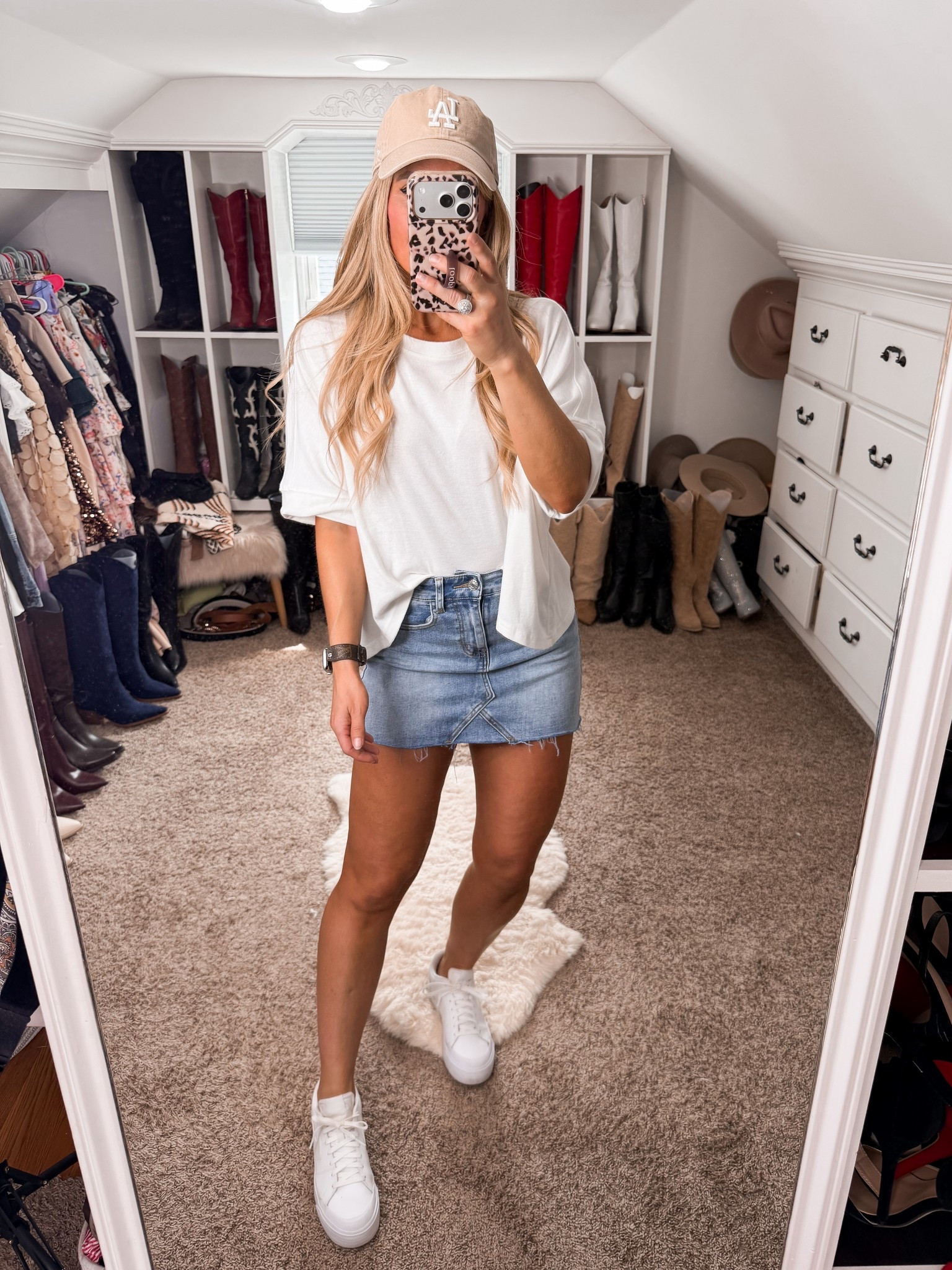 New release on Amazon! This denim skort is so easy to style, you’ll love it!