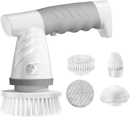 IEZFIX Electric Spin Scrubber, Bathroom Scrubber Rechargeable Shower Scrubber for Cleaning Tub/Ti... | Amazon (US)