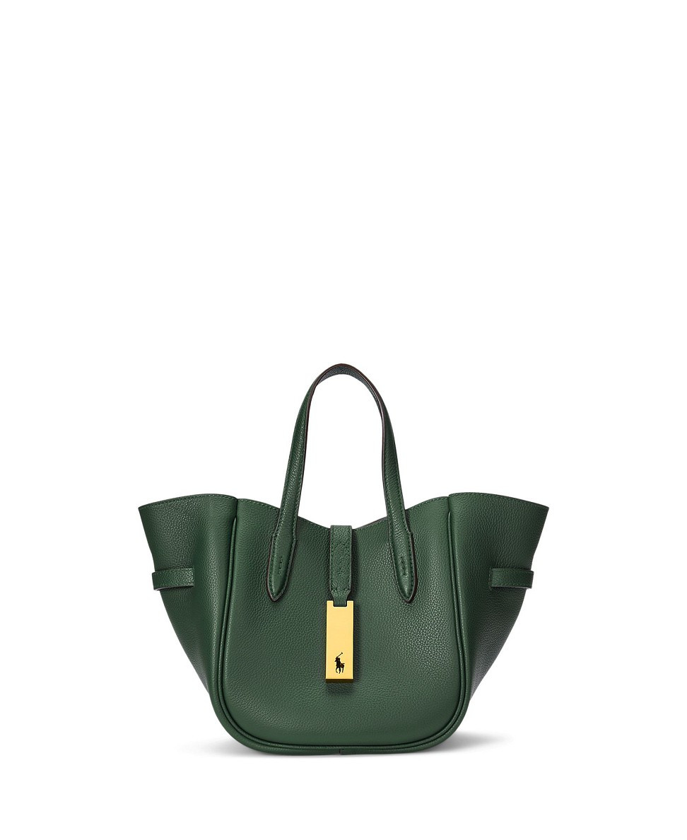 Women's Small Leather Top Handle Bag - Bottle Green | Saks Fifth Avenue
