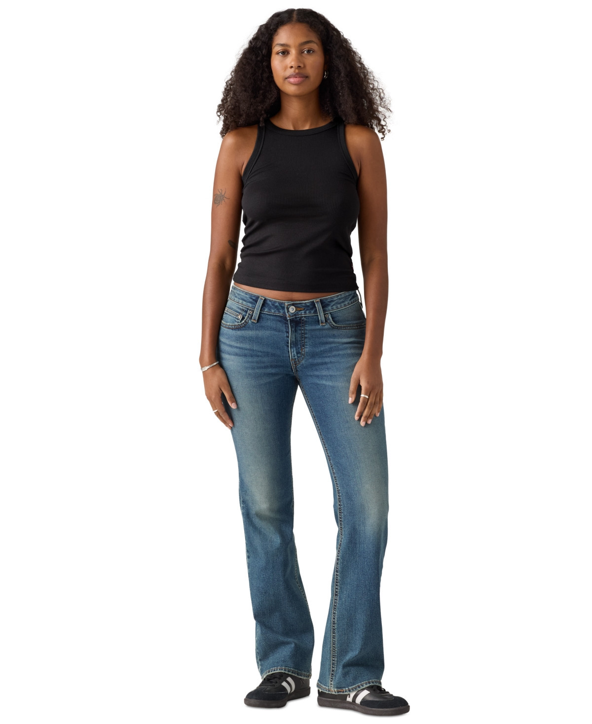 Levi's Women's Super-Low Bootcut Jeans - Show On The Road Bling | Macy's
