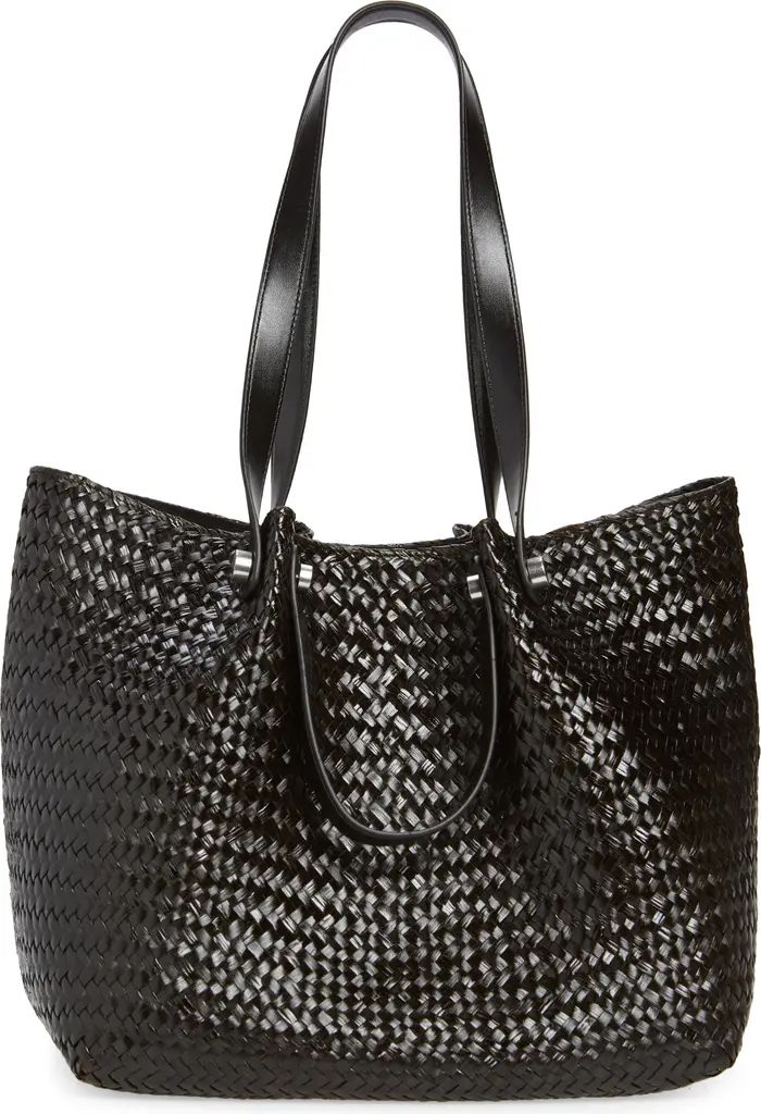 AllSaints Allington Straw Tote | Nordstrom | Nordstrom