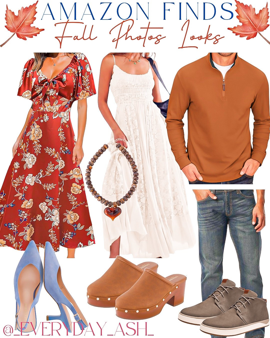 Amazon // fall family photos 🍂🍁

Fall dresses, women’s dresses, fall photos, amazon fall outfits, men’s fashion, fall shoes, men’s shoes